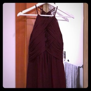 Morilee wine colored formal gown